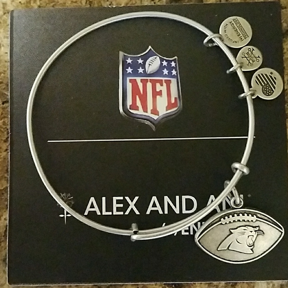 Alex and Ani NFL Carolina Panthers Bracelet NEW